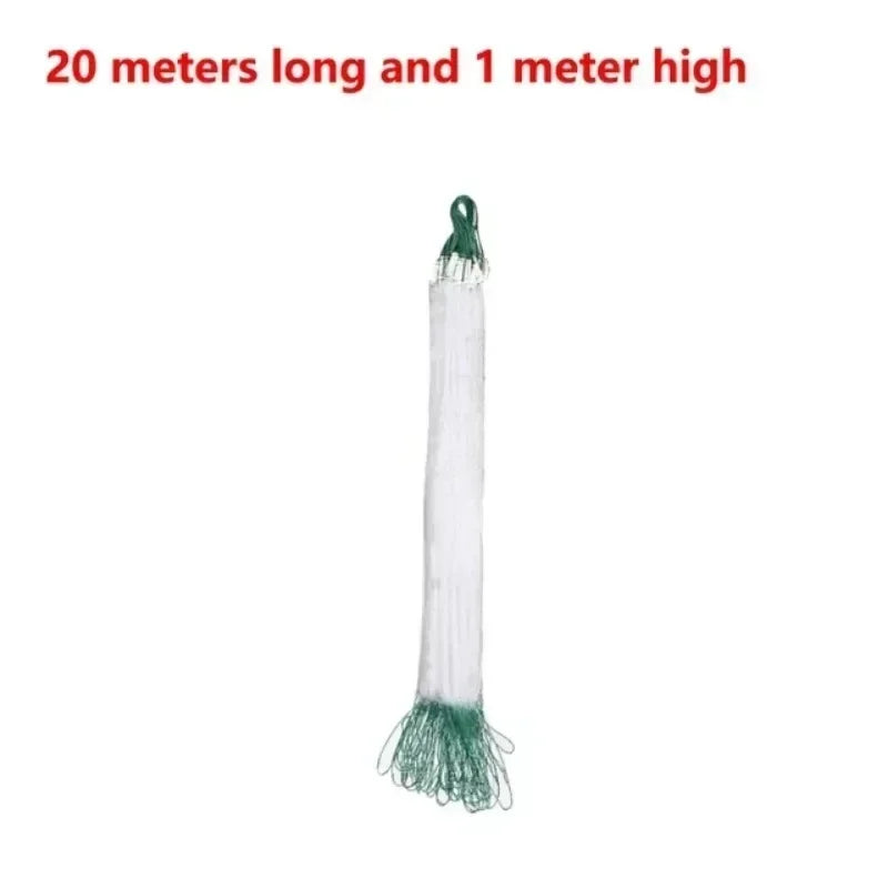 Premium Fishing Net: Durable Nylon Mesh with Floating Design 20m long 1m high / CHINA