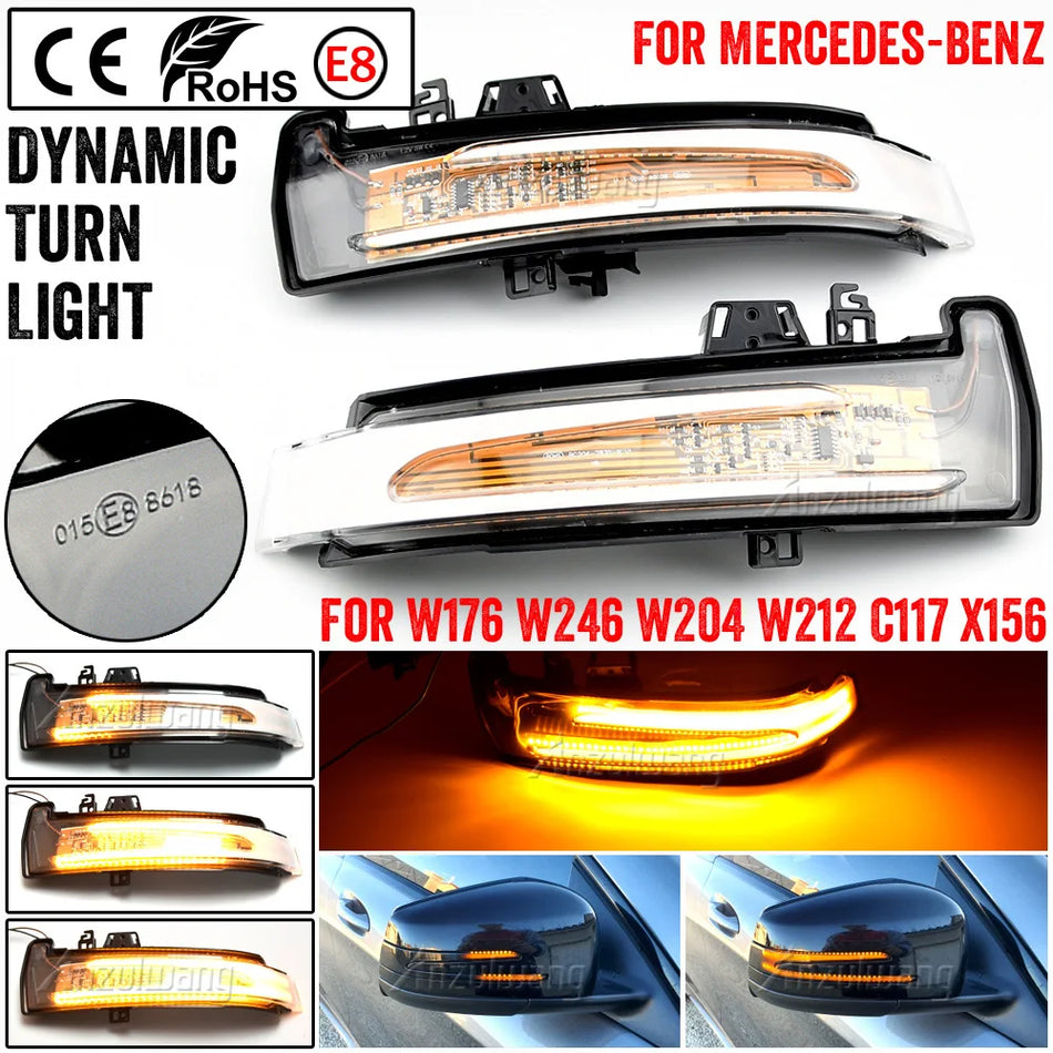 Lumini de Semnalizare pentru Oglinda Retrovizoare pentru Mercedes-Benz CLS C218