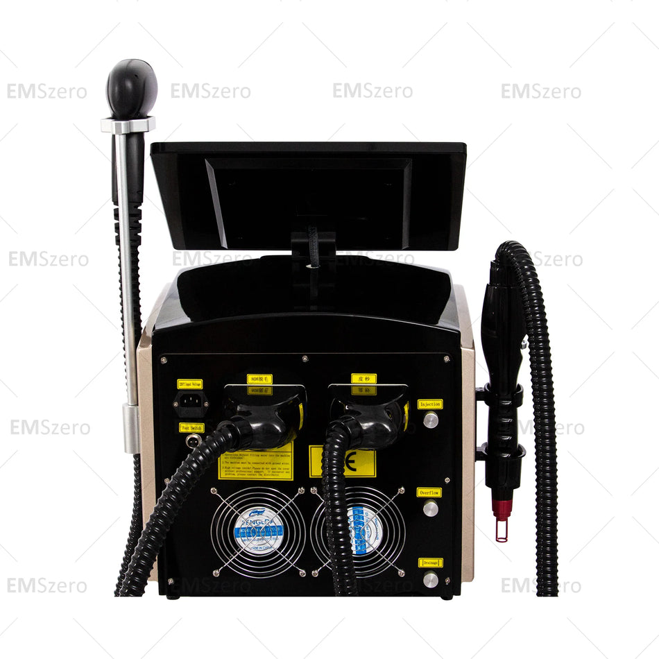 Rimozione dei peli con laser a diodo 808 in picosecondi 2 in 1 macchina