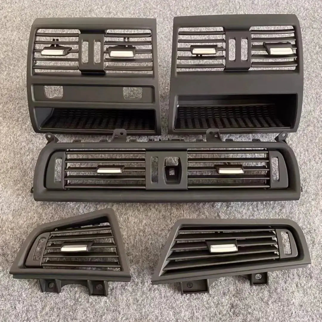 Only LHD Front Central Left Right Rear AC Conditioner Chromed Air Vent Grille Outlet Panel For BMW 5 Series F10 F11 2010-2017 by InterCyprus Trading Ltd