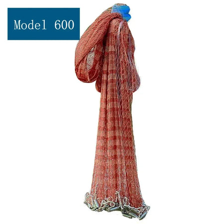 Lawaia Cast Net with Multifilament/Monofilament Line and Steel Sinker for Fishing 600