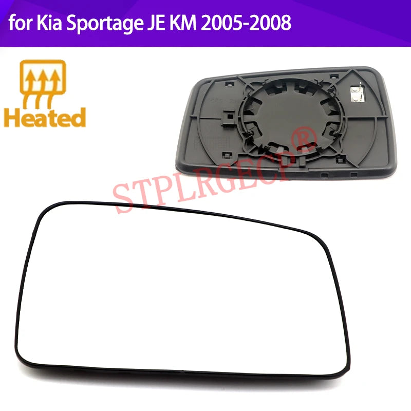 Cristal de Espejo Lateral Calentado para Kia Sportage JE KM 2005-2008