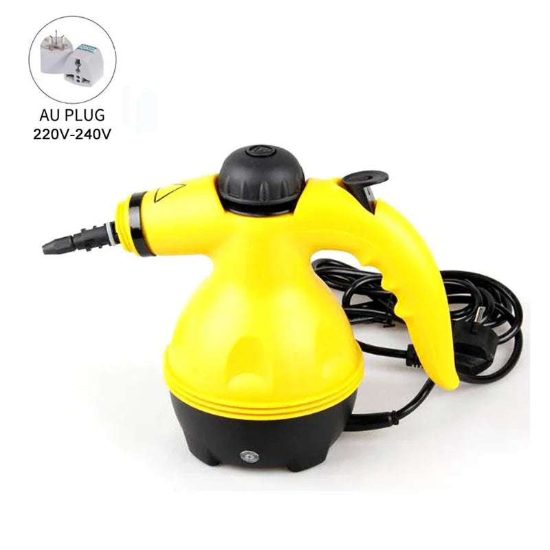 High Temperature Multi Purpose Steam Cleaner with 9 Accessories for Carpets, Curtains, and Car Seats AU Plug / 220 V