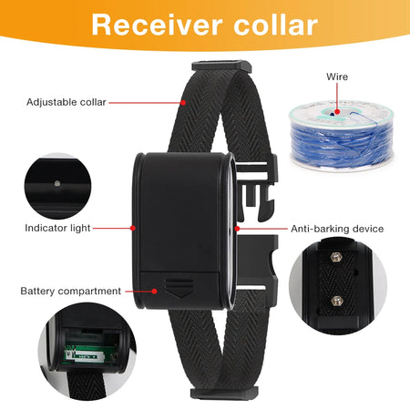 HT-023 Electric Pet Fencing System &ndash; 1/2 Acre Range