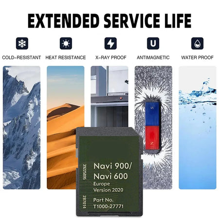 Navi 900 600 Navigation SD Card - Latest Map Update 2020