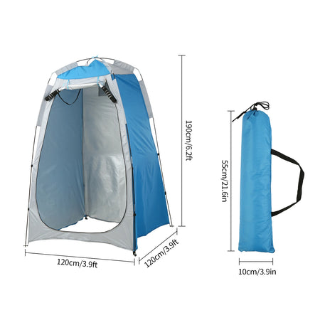 Portable Privacy Tent for Camping: Beach Shower, Toilet, and Changing Room Shelter with UV Protection