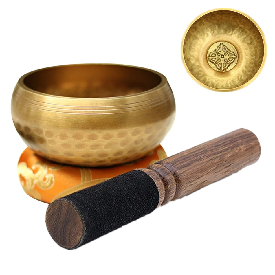 Tibetan Singing Bowl Set &ndash; Unique Design For Meditation