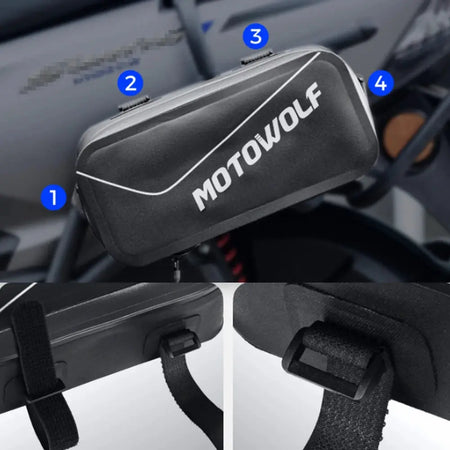 Motorcycle Side Frame Package Fully Waterproof Hanging Bag Universal Repair Tool Placement Bag For BMW For Yamaha For Honda by InterCyprus Trading Ltd