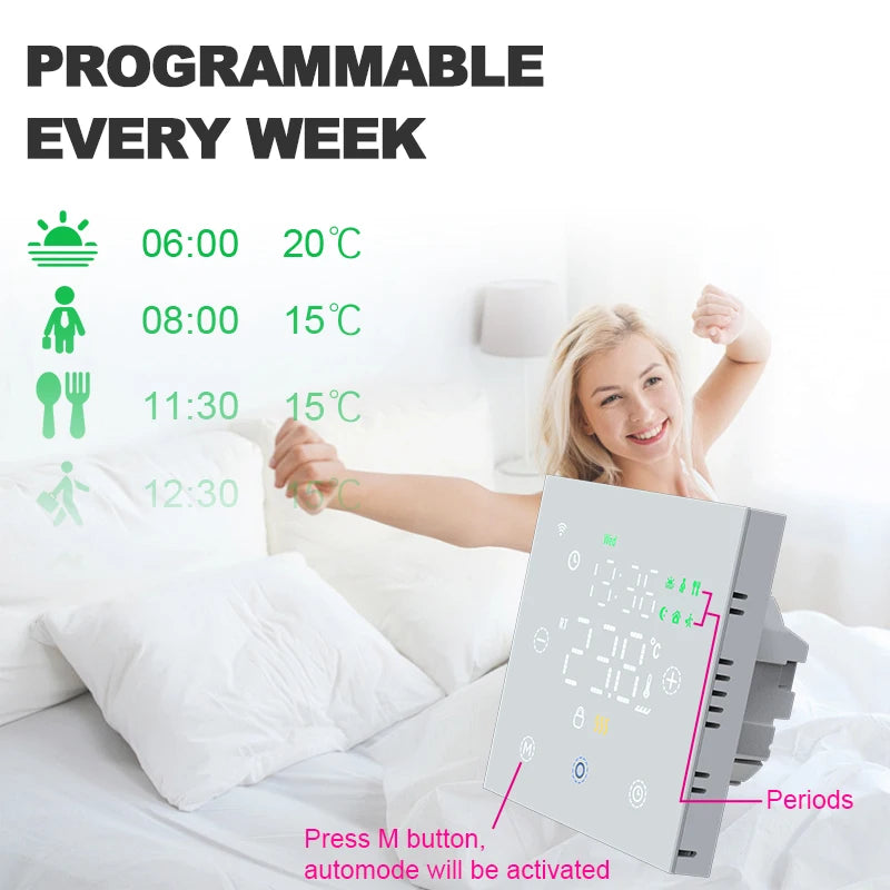 Tuya Smart Thermostat &ndash; WiFi Remote Temperature Control