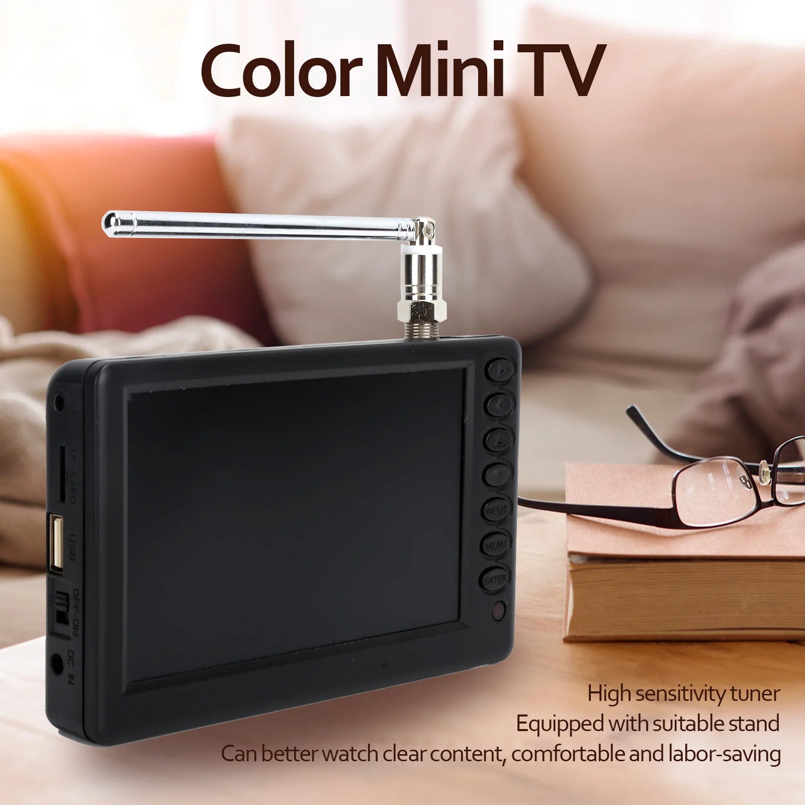 LEADSTAR 5 Inch Portable Digital TV for Car, Camping, Kitchen