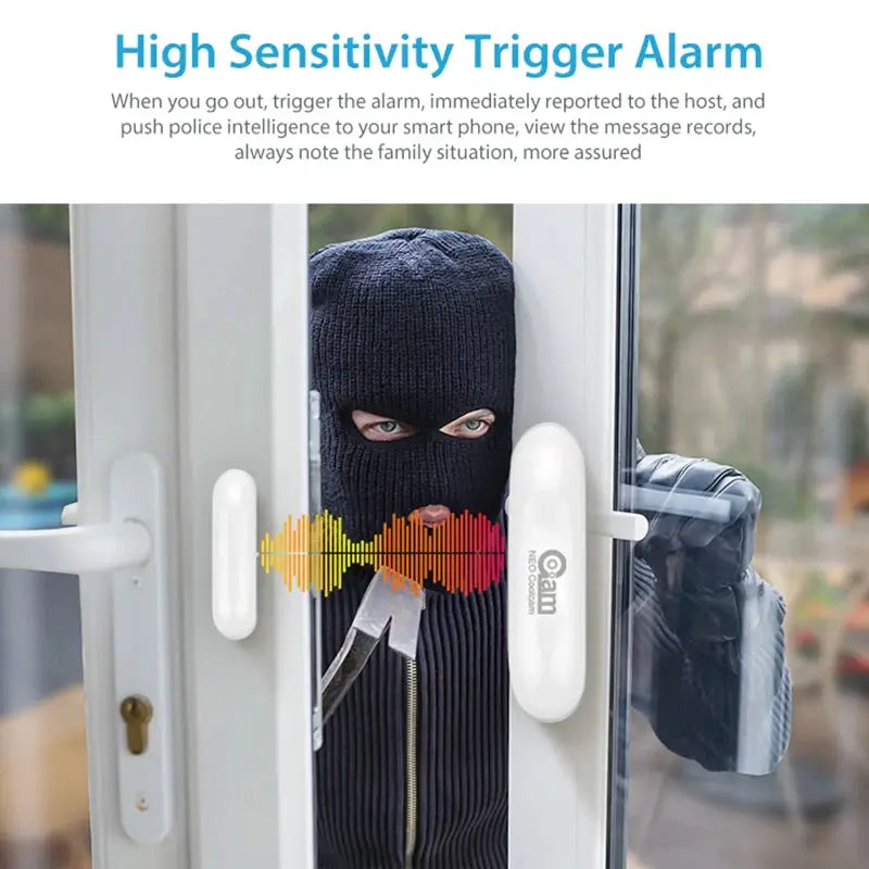 Sensor de Puerta y Ventana Zwave Plus Para Hogar Inteligente 868 Mhz