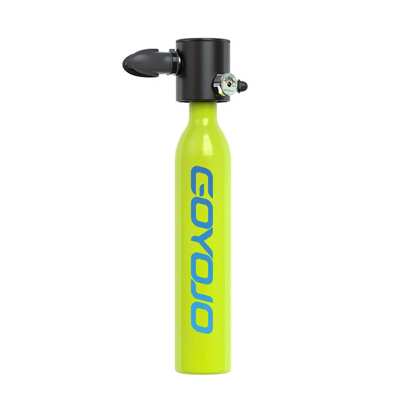 Mini Scuba Tank 0.5L Cylinder &ndash; Portable Emergency Oxygen 0.5Green