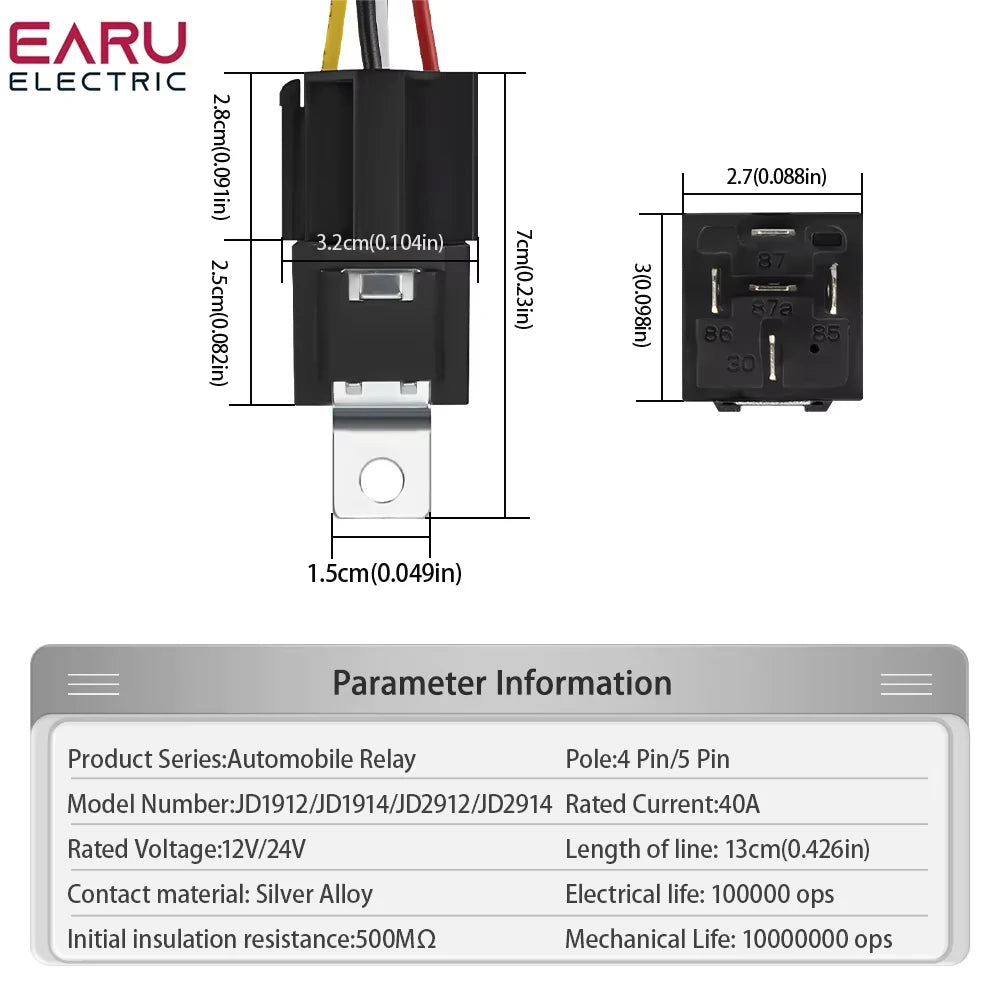 Waterproof Automotive Relay 12V 24V &ndash; Reliable Performance and Robust Protection