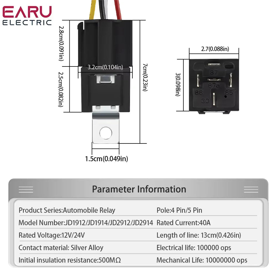 Waterproof Automotive Relay 12V 24V &ndash; Reliable Performance and Robust Protection