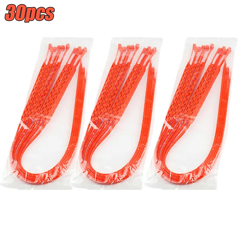 Disposable Anti Skid Straps For Tires &ndash; Winter Traction 30pcs