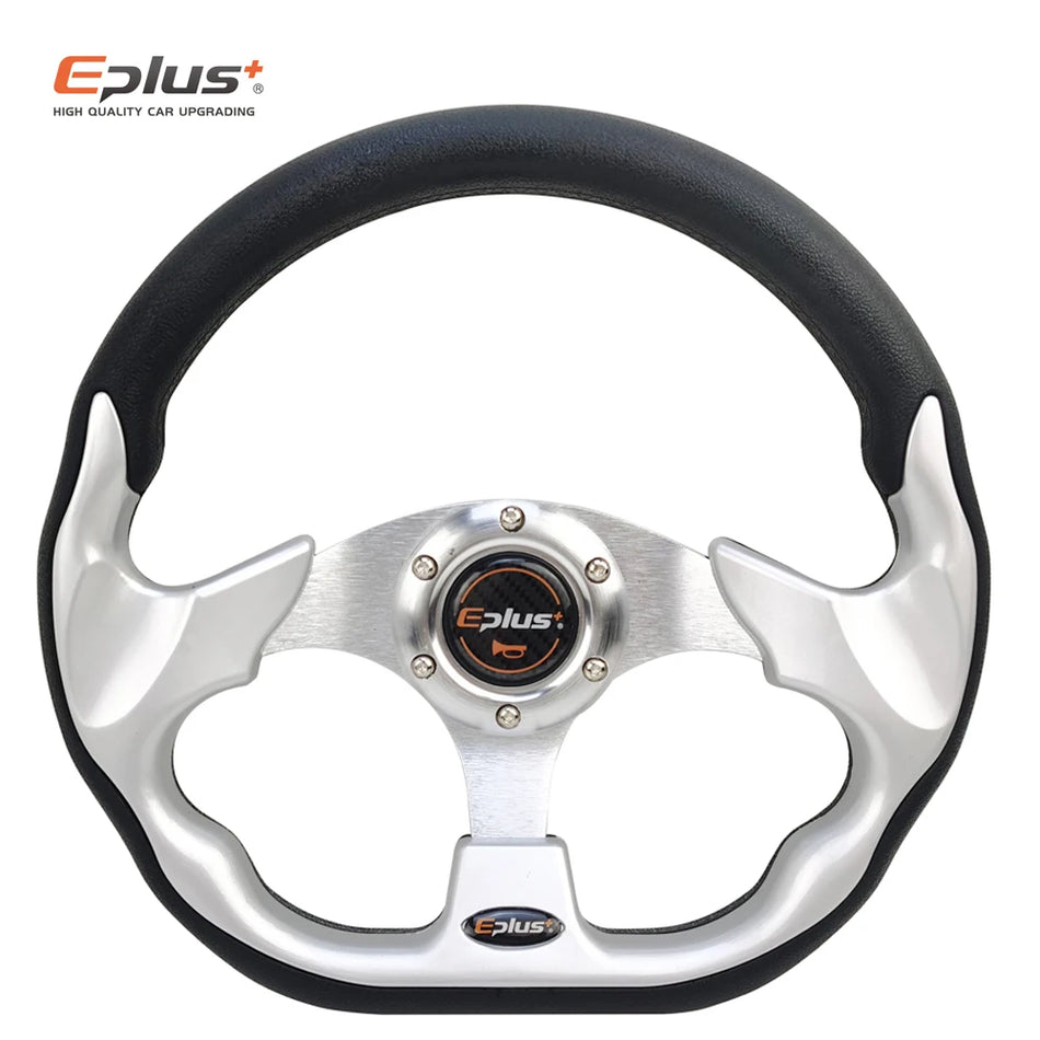 Universal 13-Inch Steering Wheel, Sport Racing Wheel, Aluminum PU 4 Colors