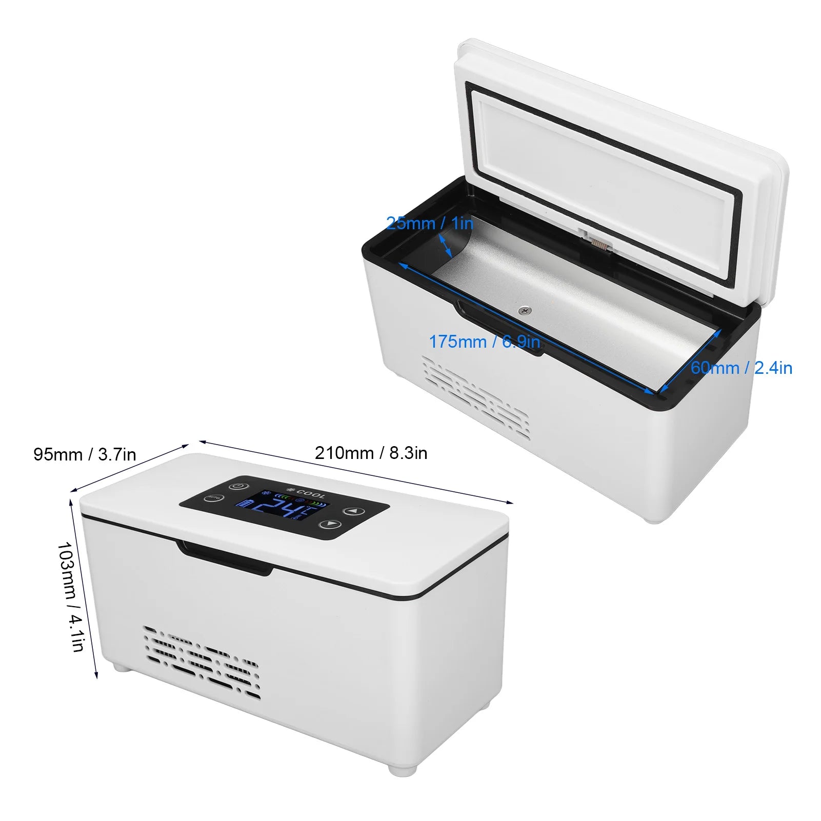 Portable Insulin Medicine Refrigerator 2-8°C Intelligent