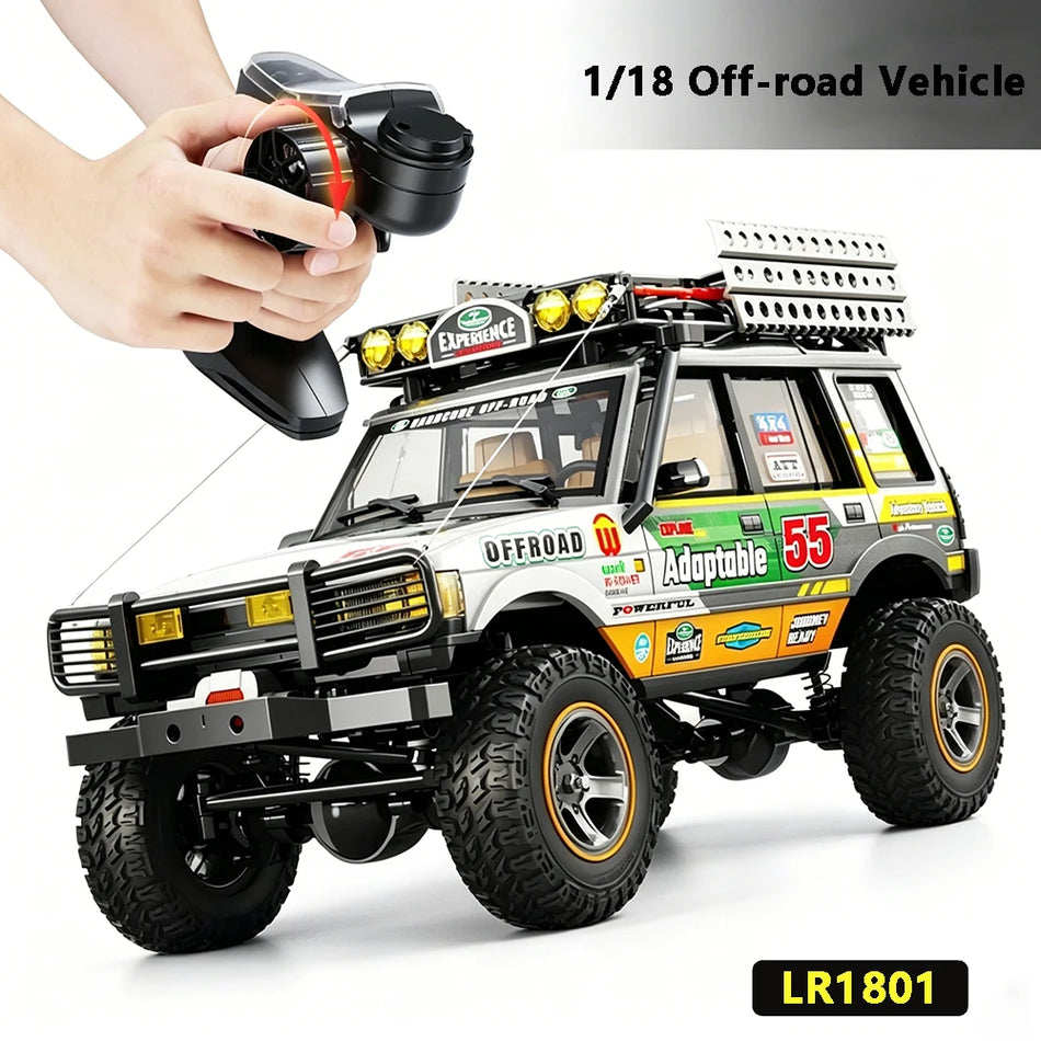 Voiture télécommandée 1/18 échelle LR1801 4WD tout-terrain jouet d'escalade