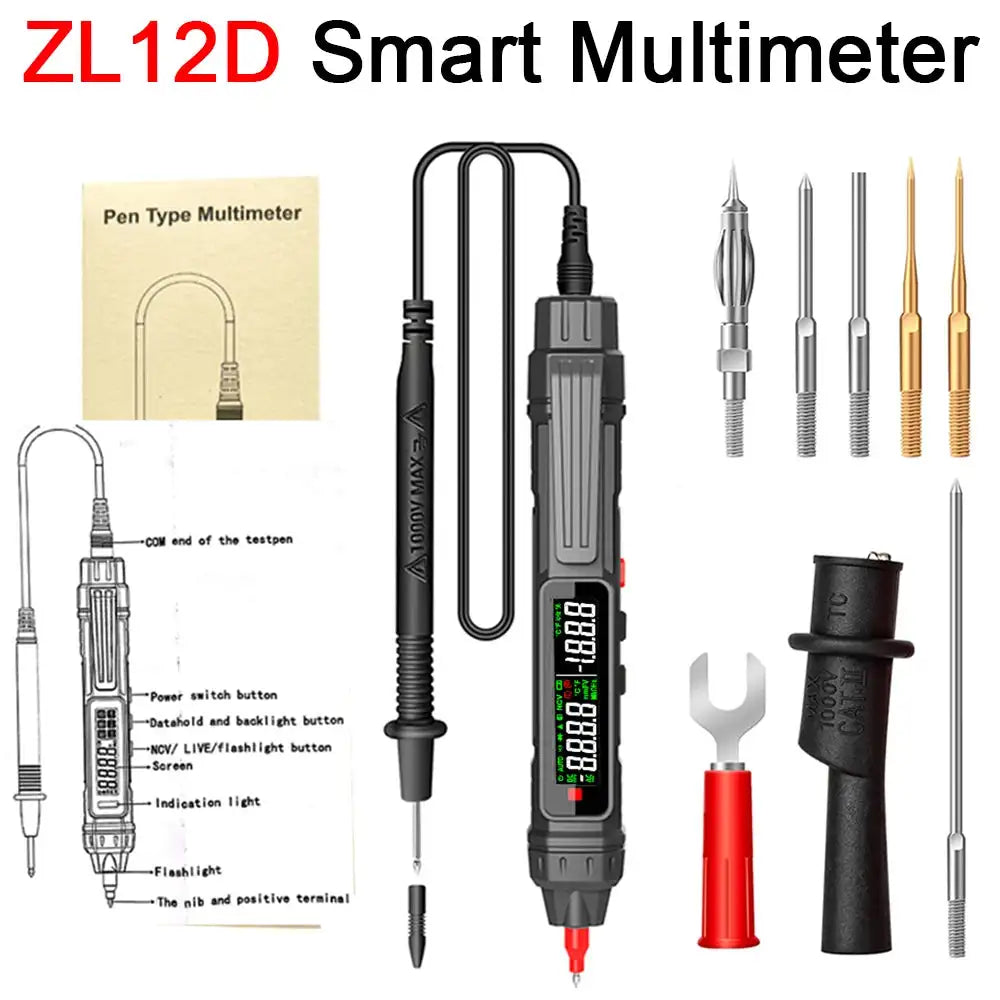 Kaemeasu Digital Multimeter NCV Non Contact Voltage Tester TASQ-12D Tool kits2 / CHINA