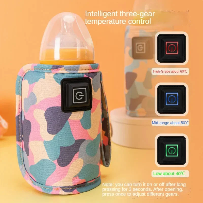 USB Milk Water Warmer Bag &ndash; Safe Insulated Design for Outdoor Travel