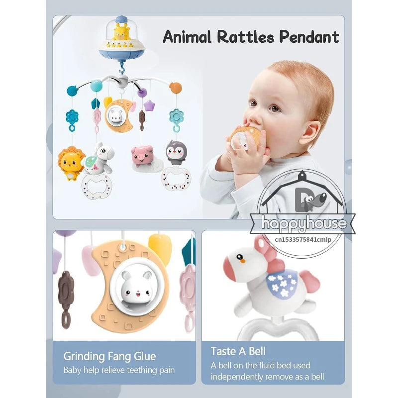 Musical Crib Mobile with Lights &amp; Music