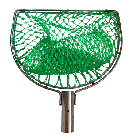 POUI COME DREAM Durable Stainless Steel Double Ring Fishing Landing Net