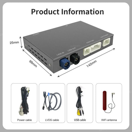 Wireless CarPlay Android Auto Decoder Box For Cadillac Buick Chevrolet GMC 2014-2020 With HMI 2.0 System Support Camera GPS BT by InterCyprus Trading Ltd
