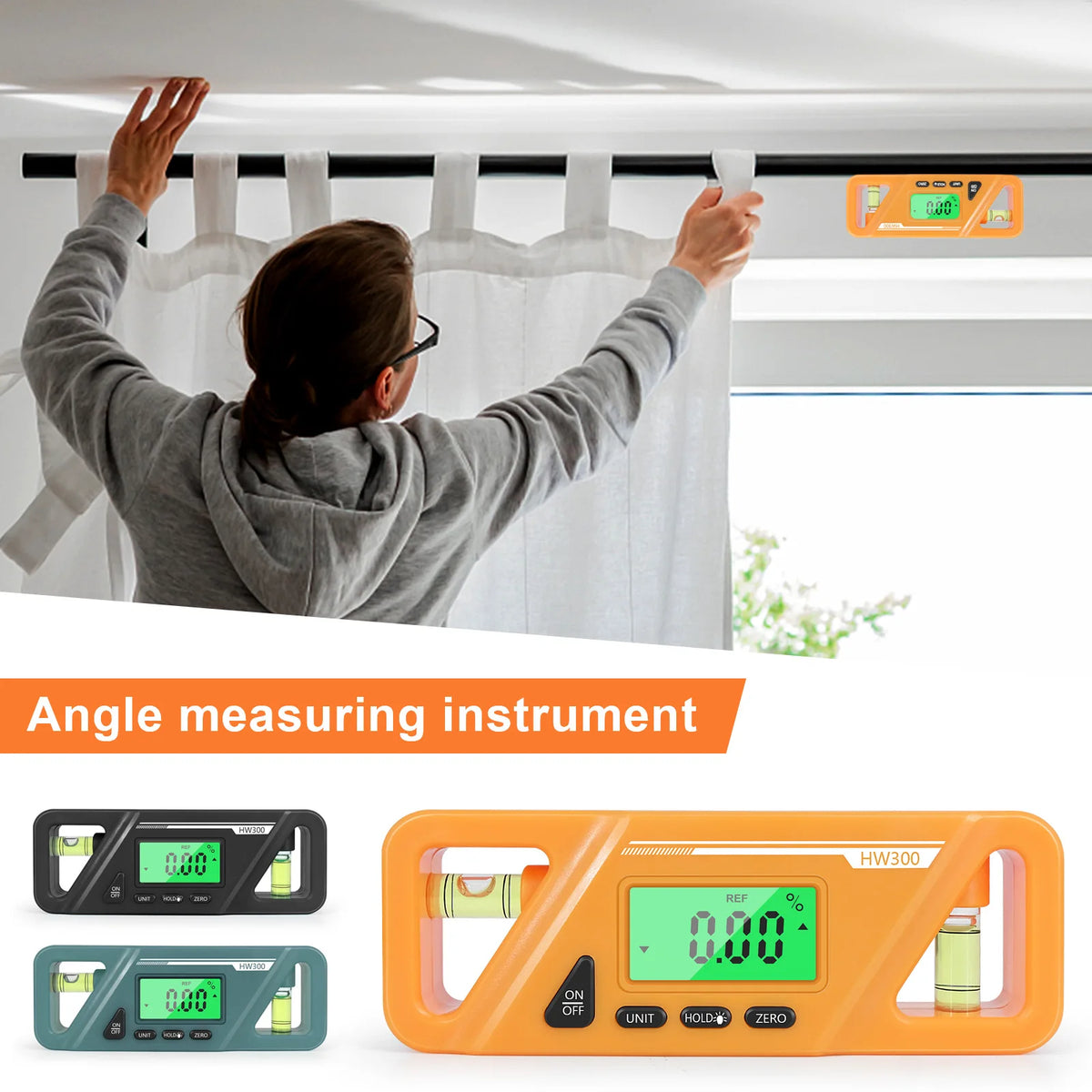Climometer Digital Magnetic Digital Angle Meter Absolute Relative Measurement Angle Slope ...