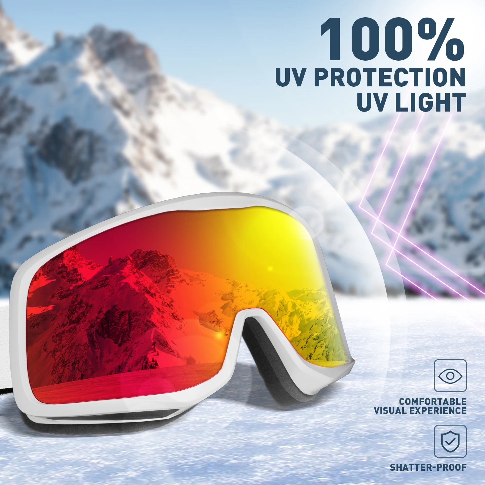 KAPVOE K0705 Goggles &ndash; Photochromic UV Protection for Sports