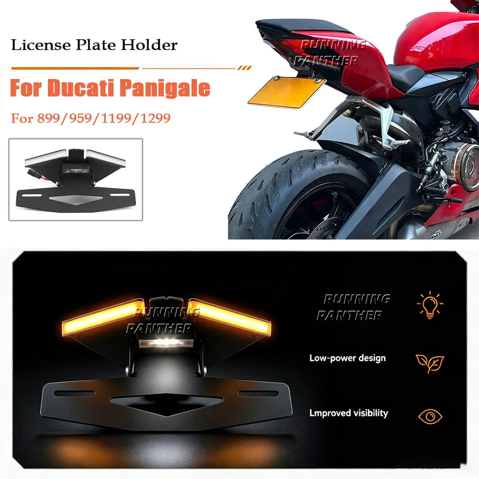 Aste Tidy numura zīmes turētājs CNC alumīnijs Ducati Panigale 899 959 1199