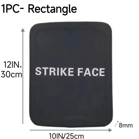 10x12 PE Bulletproof Backpack Shield &ndash; Lightweight NIJ IIIA 1PC-Rectangle-PE