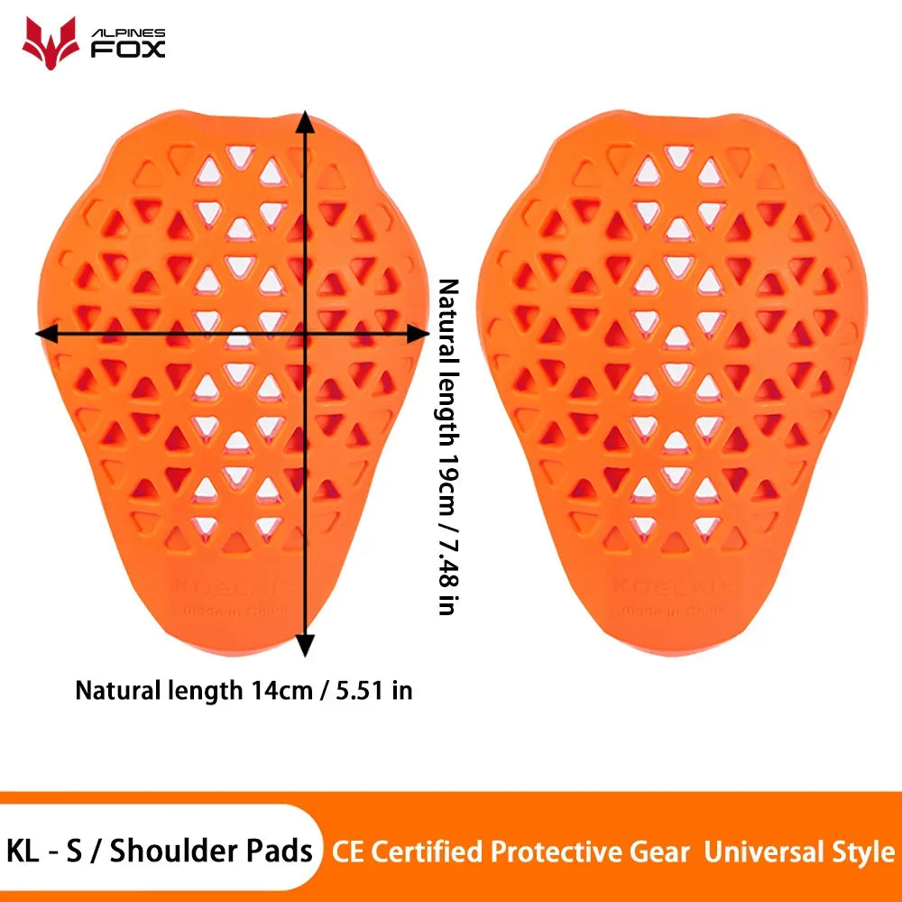 Universal Built-In Back Protector - CE Certified Motocross Shoulder Pads