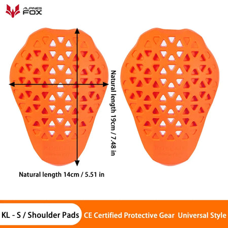 Universal Built-In Back Protector - CE Certified Motocross Shoulder Pads