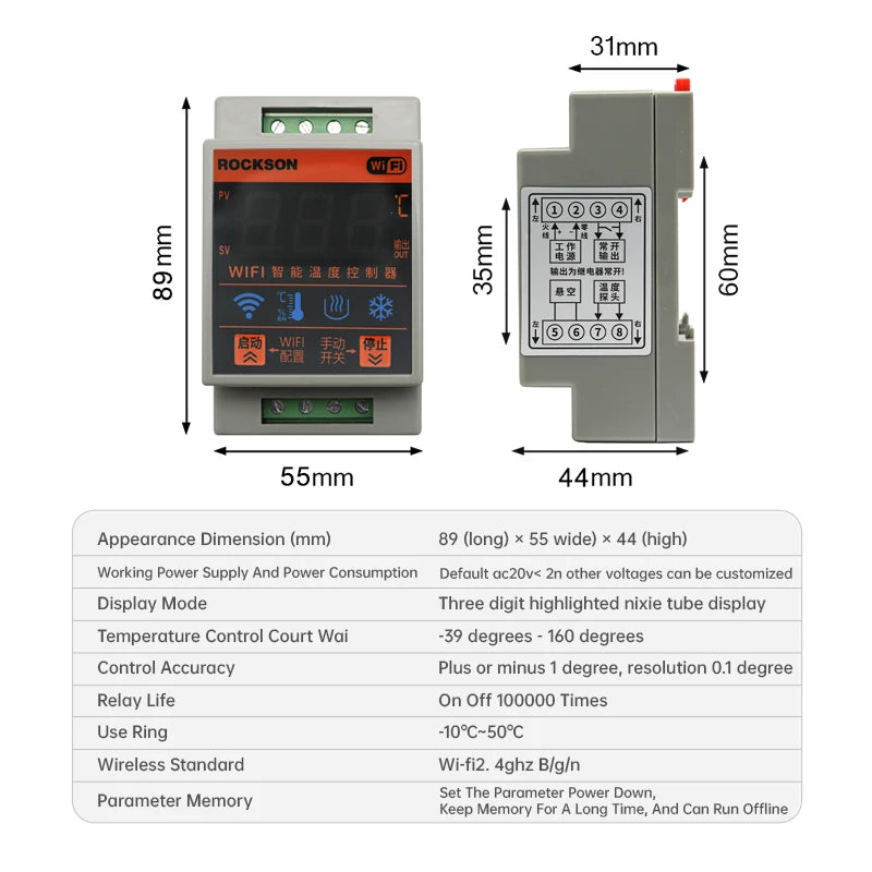 🟠 WiFi Smart Controller Controller Thermostat TRV Ψηφιακό τηλεχειριστήριο Κινητήρα Θέρμανση Χρονοδιακόπτη Χρονοδιακόπτης Χρονοδιακόπτης από την Tuya Smart Life