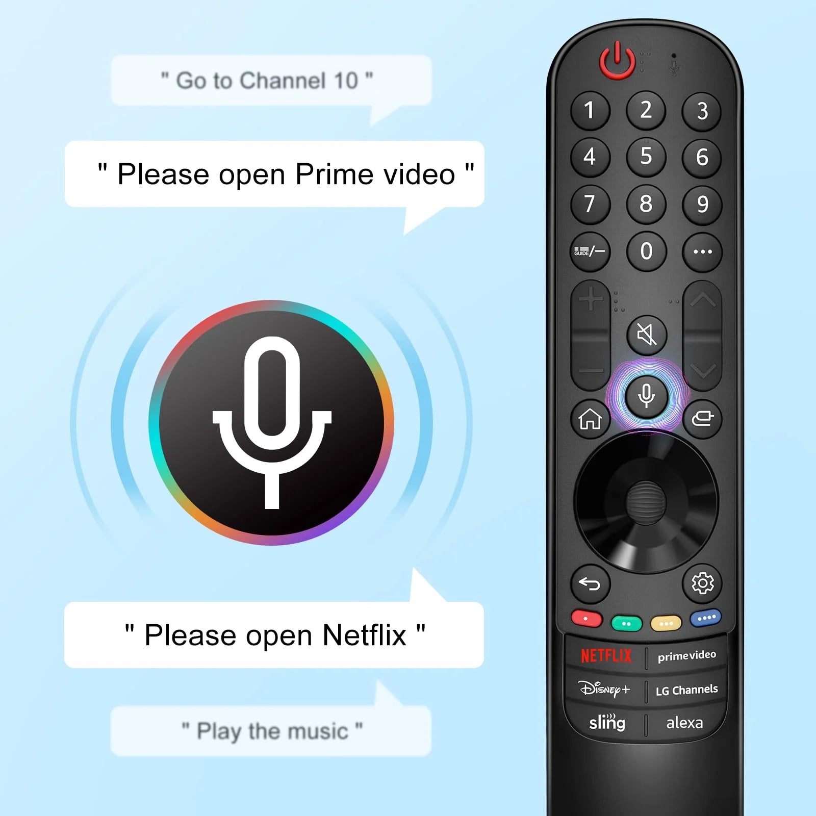 MR23GA Magic Remote &ndash; Voice and Pointer Control Feature