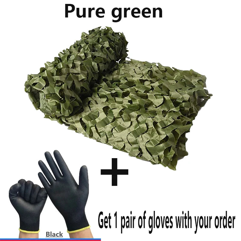 Outdoor Camouflage Hunting Net &ndash; Versatile Garden and Sunshade Solution