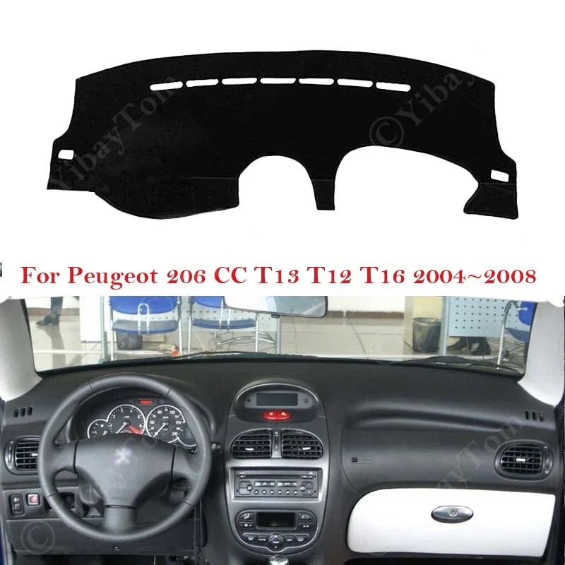 Capa de Painel com Proteção Antisolar para Peugeot 206 CC 2004-2008