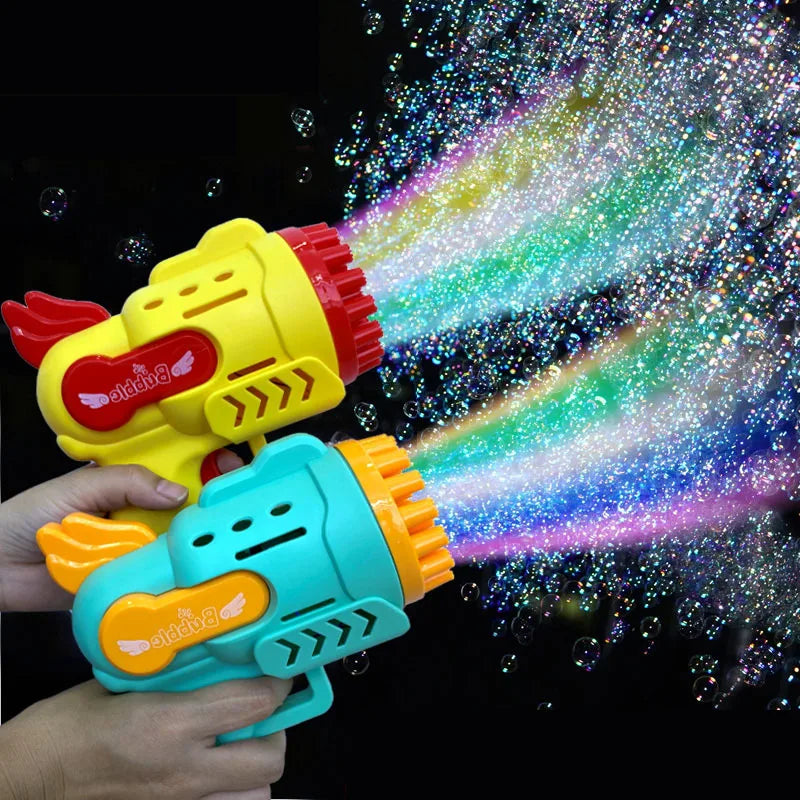 29 Holes Bubble Gun Toy For Kids Girls &ndash; No Spill Design