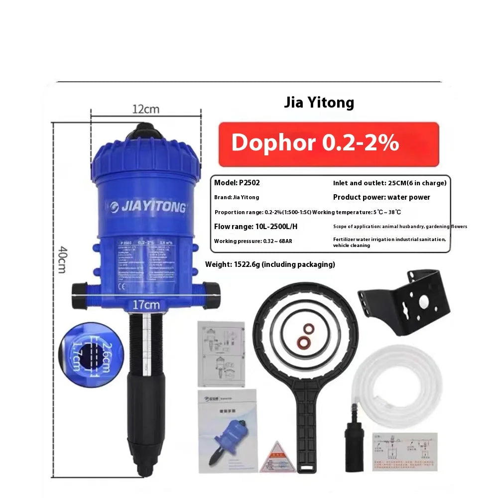PVC Fertilizer Injector Proportioner &ndash; Proportional Dosing P2502