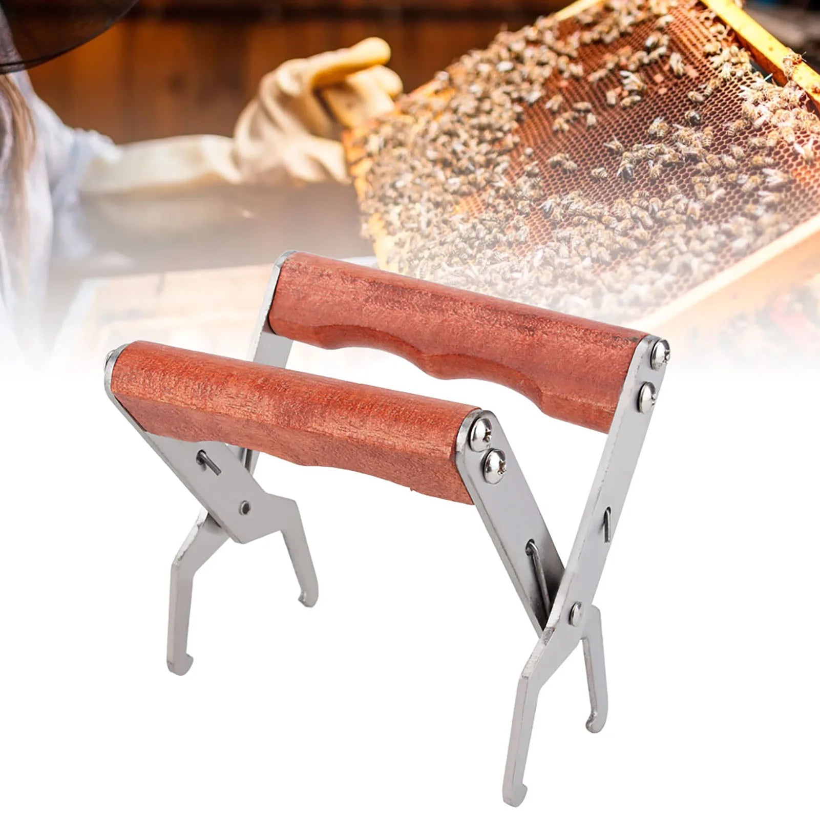 Bee Frame Clip Clamp Tong &ndash; Ergonomic Beekeeping Tool
