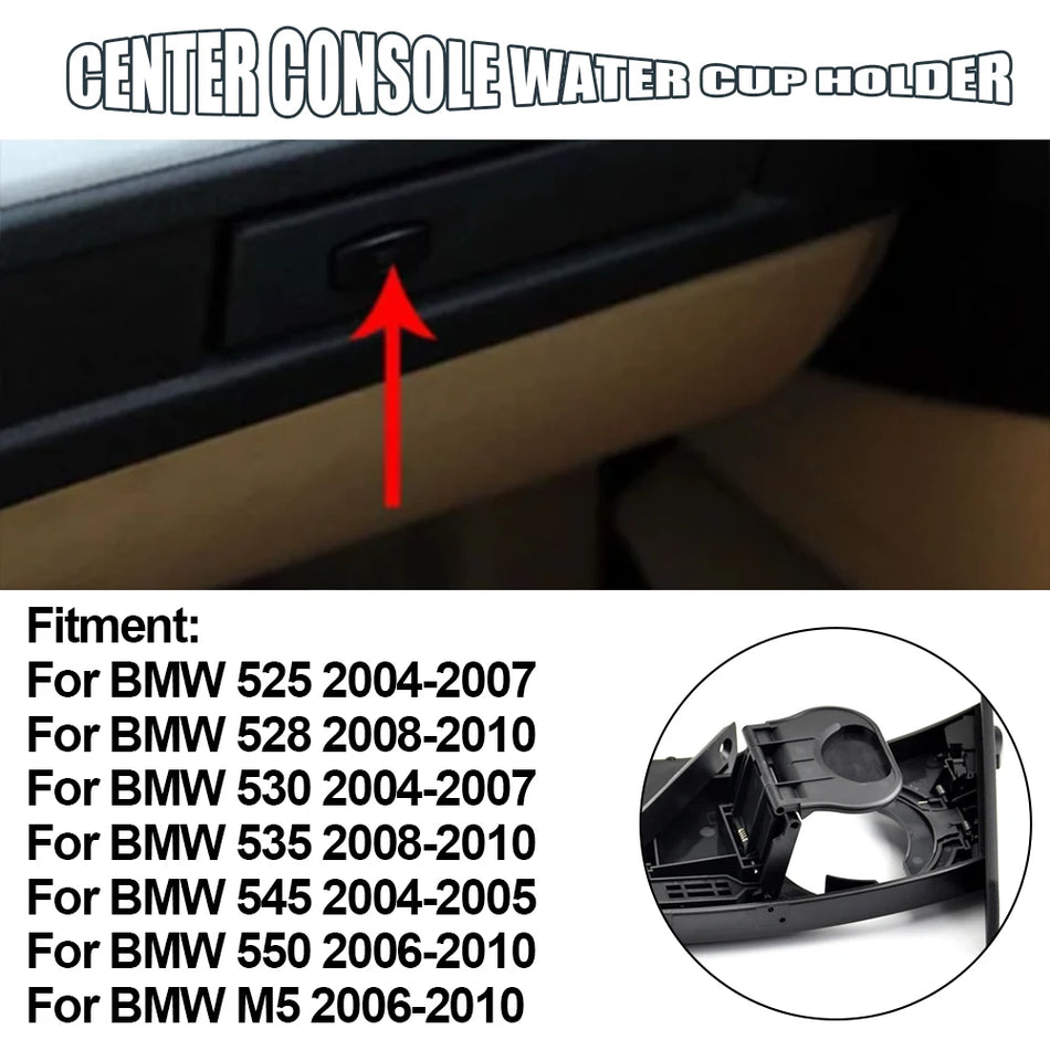 Přední držák na nápoje pro BMW E60 E61 M5 525i 528i 530i 535i 550i