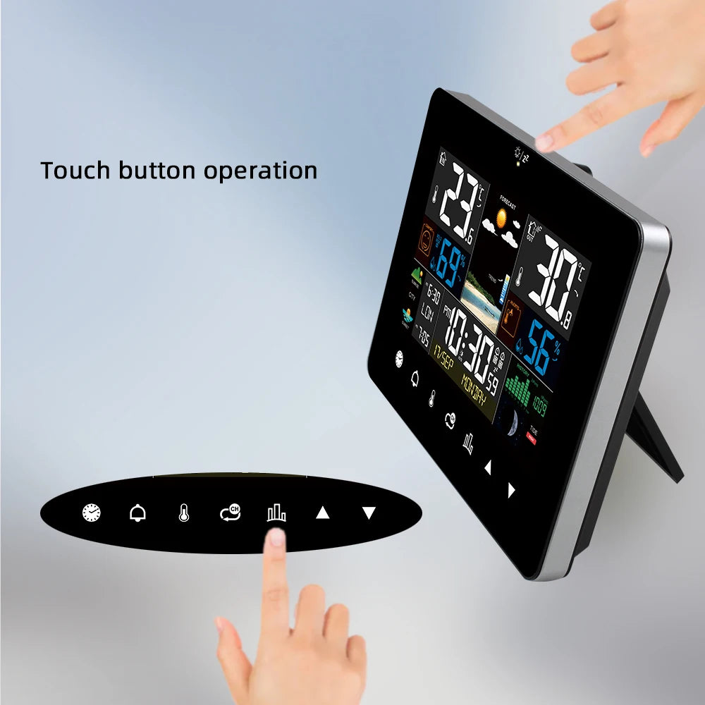 Multifunctional Weather Station &ndash; Touch Screen &amp; Wireless Sensor