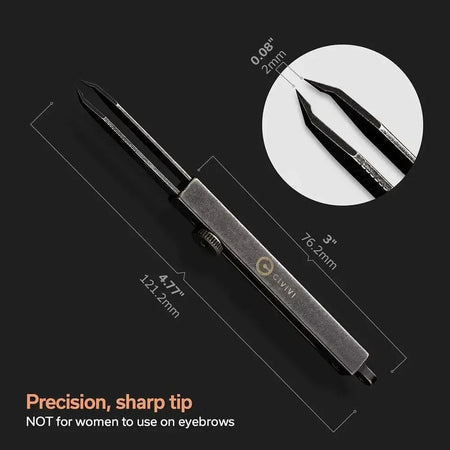 Tac-N Tweeze Retractable Forceps &ndash; Precision Stainless Steel EDC Tool