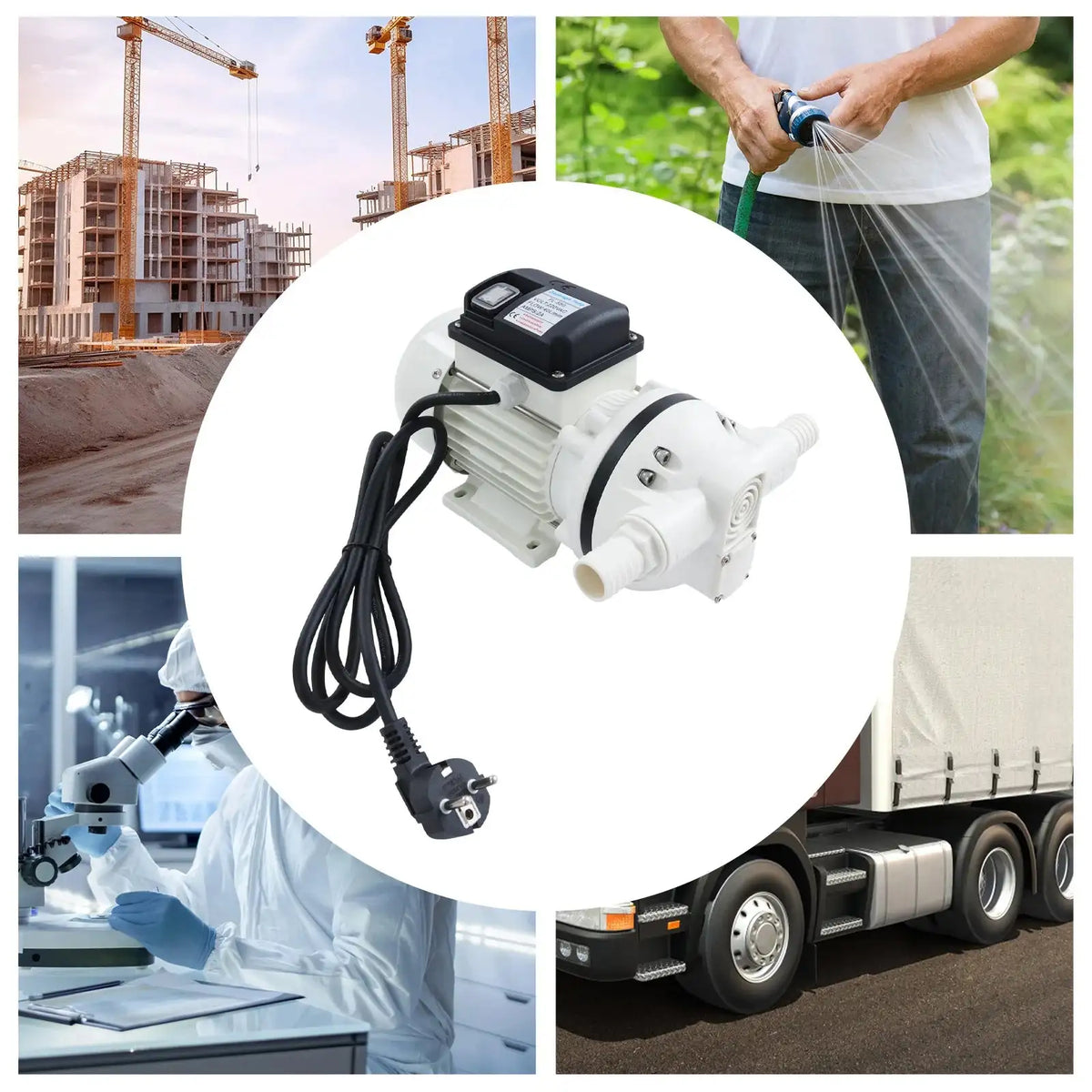 330W Electric Diaphragm Pump &ndash; High Flow 8.8GPM 220V