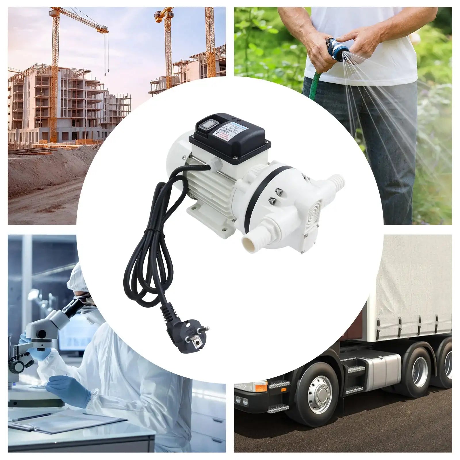 330W Electric Diaphragm Pump &ndash; High Flow 8.8GPM 220V