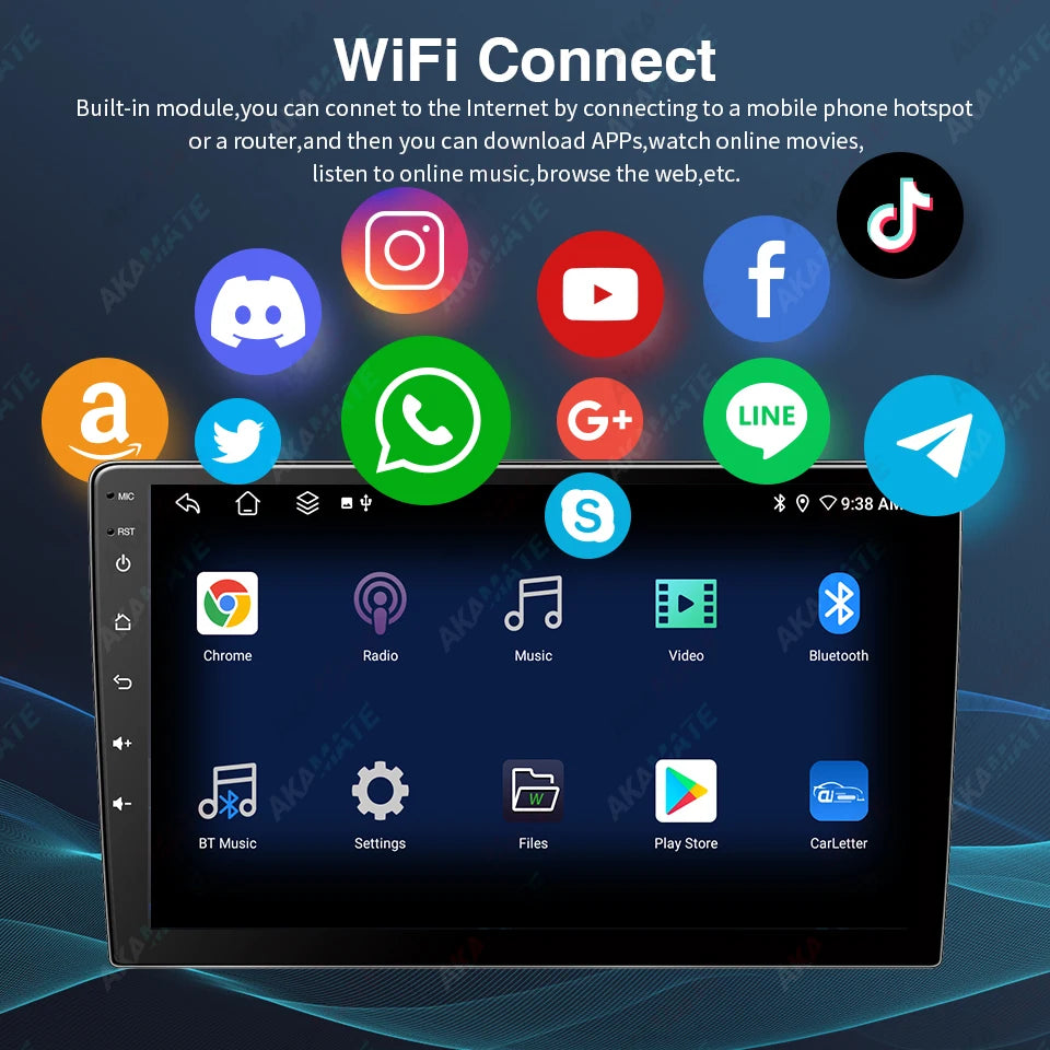 9inch Car Radio For Seat Ibiza 2008-2015 - Wireless CarPlay