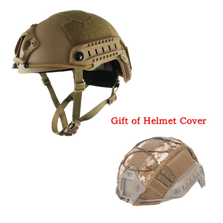 FAST Tactical Riot Helmet &ndash; Thickened ABS Protective Shell Orange without holes