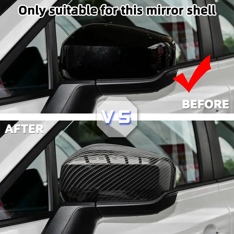 For Toyota RAV4 2026 Glossy Black Rearview Side Mirror Cover Wing Cap Exterior Case Trim Accessories Vehicle Decoration by InterCyprus Trading Ltd