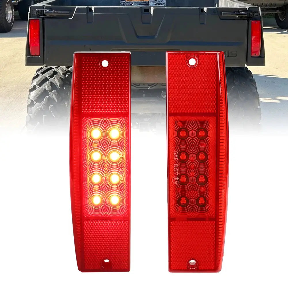 1 Pair Rear Brake Light LED Tail Light for Polaris Ranger 400 500 570 800 EFI MIDSIZE Accessories Replace #2411450 by InterCyprus Trading Ltd