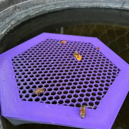 Floating Bee Island Waterer - Hexagonal Drinker Tray